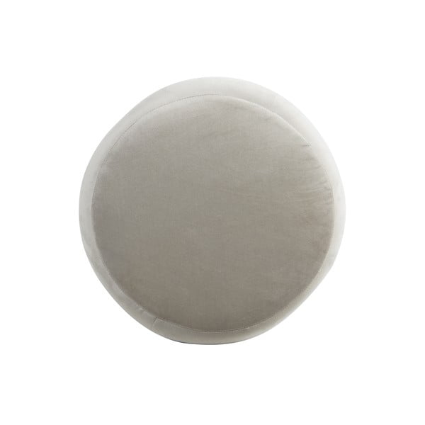 Světle šedý sametový taburet Kimi – Light & Living-image-2