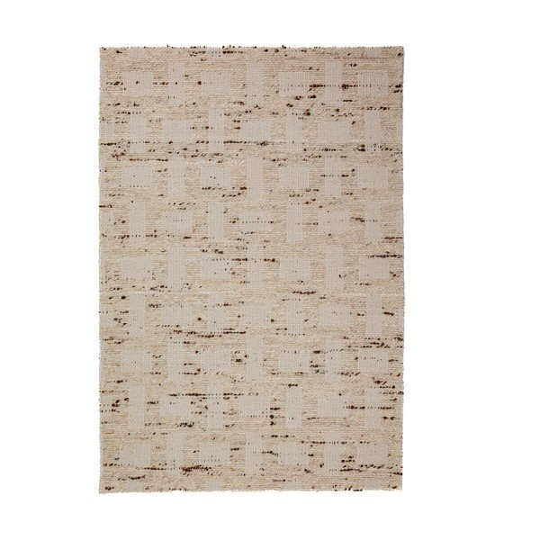 Ručně tkaný koberec s příměsí vlny v přírodní barvě 140x200 cm Rova Blend – Flair Rugs