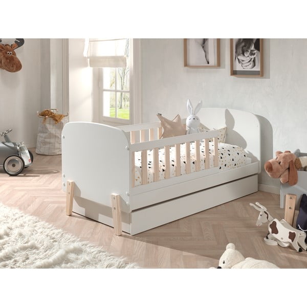 Bílý šuplík pod dětskou postel 70x140 cm Kiddy – Vipack-image-1