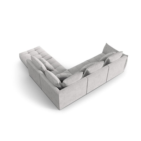 Světle šedá rohová pohovka (pravý roh/do L) Bloom – Micadoni Home-image-3
