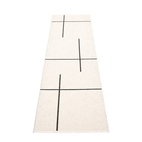 Černý vnitřní a venkovní běhoun 70x270 cm Fred Black – Pappelina-image-2