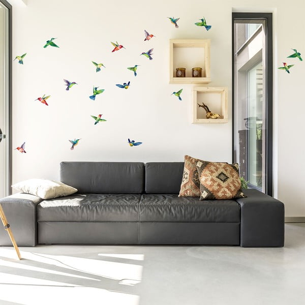 Sada samolepek na okno 20 ks 40x60 cm Hummingbirds – Ambiance-image-3