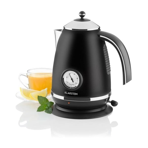 Černá rychlovarná konvice Klarstein Aquavita Chalet-image-2