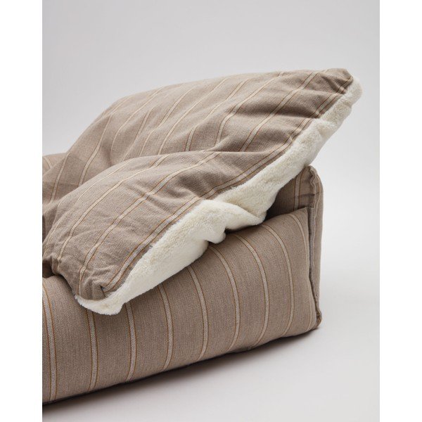 Hnědý pelíšek pro psy 75x75 cm Toby - Kave Home-image-4