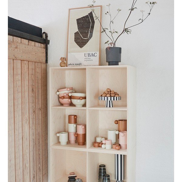 Světle růžová porcelánová servírovací miska Inka – OYOY Living Design-image-1