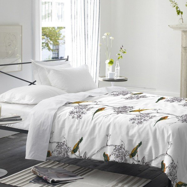 Sada 2 bavlněných povlaků na polštář Happy Friday Spring Bird, 50 x 75 cm-image-1