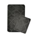 Antracitové koupelnové předložky v sadě 2 ks 50x80 cm Cizgili – Foutastic
