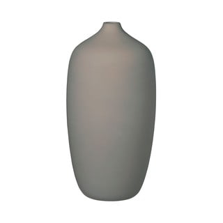 Šedá váza Blomus Ceola, výška 25 cm