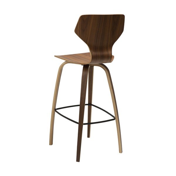 Barová židle v tmavě přírodní barvě (výška sedáku 75 cm) S.I.T – DAN-FORM Denmark-image-3