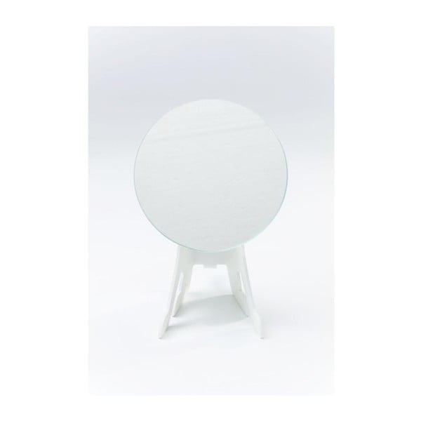 Bílá dekorace se zrcadlem Kare Design Fog