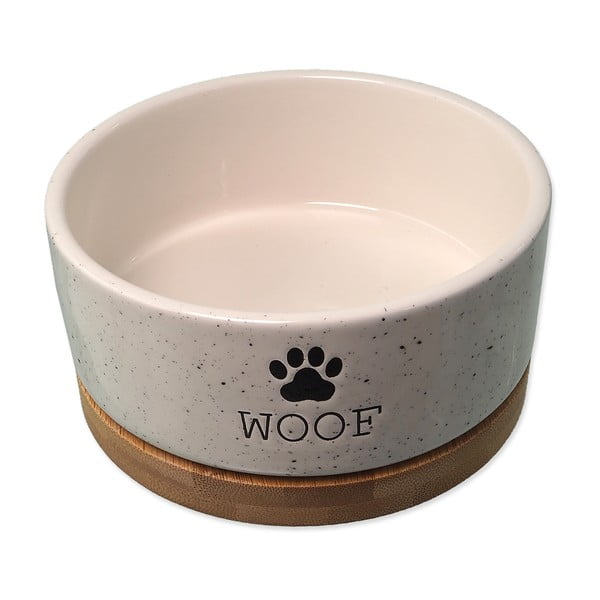 Keramická miska pro psa ø 13 cm Dog Fantasy WOOF – Plaček Pet Products
