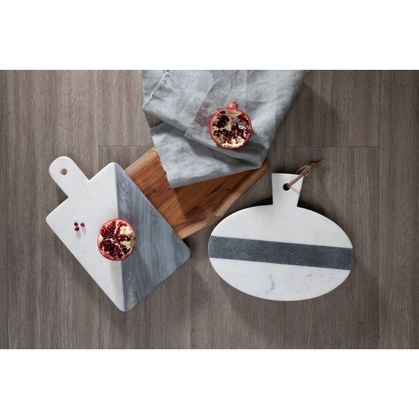 Bílo-šedé mramorové servírovací prkénko Premier Housewares Paddle-image-1