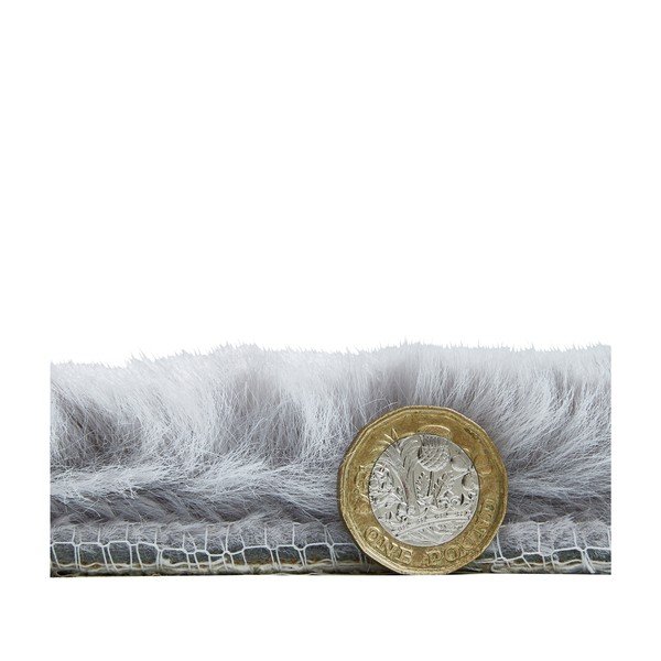 Šedý koberec Think Rugs Teddy, 80 x 150 cm-image-3