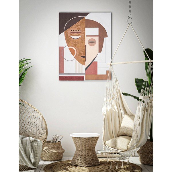 Ručně malovaný obraz Mauro Ferretti Ethic Face, 60 x 80 cm-image-1