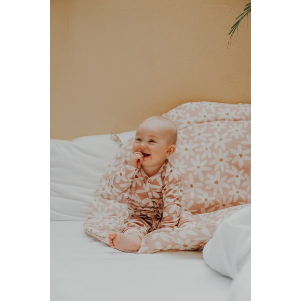 Růžová dětská hrací podložka Blash Daisies – Malomi Kids-image-1