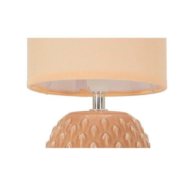 Broskvová keramická stolní lampa s textilním stínidlem (výška 27 cm) Pontus – Mauro Ferretti-image-4