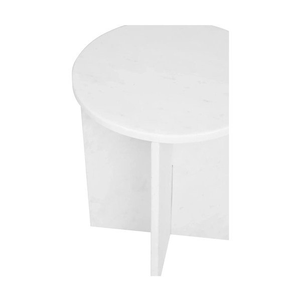Mramorový kulatý odkládací stolek ø 40 cm Savio – Premier Housewares-image-3