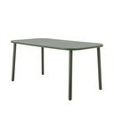 Kovový zahradní jídelní stůl 90x160 cm Calana – Bloomingville