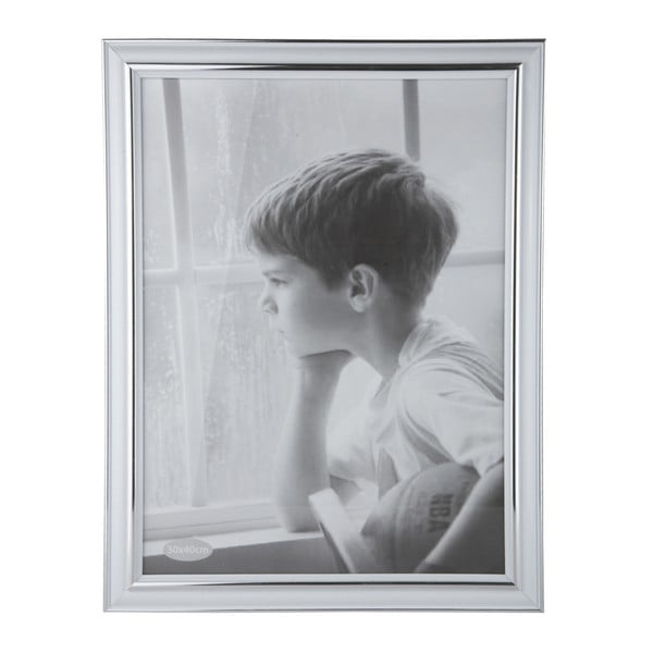 Fotorámeček KJ Collection Plain Silver, 40 x 30 cm