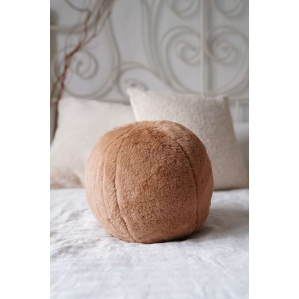 Dekorační polštář z mikroplyše ø 25 cm Top – Mioli Decor-image-1