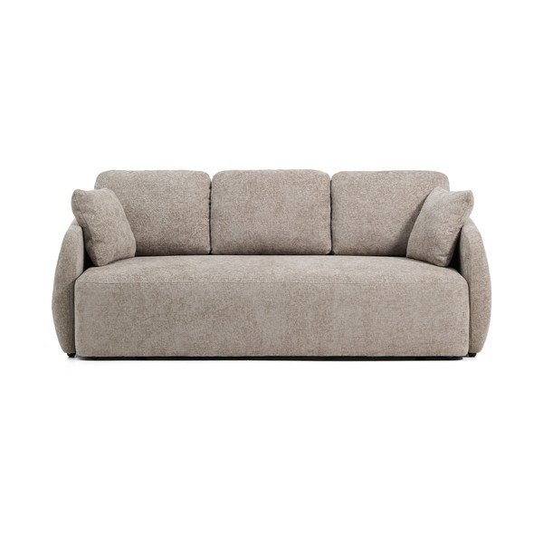 Taupe žinylková rozkládací pohovka 218 cm Laira – Kave Home