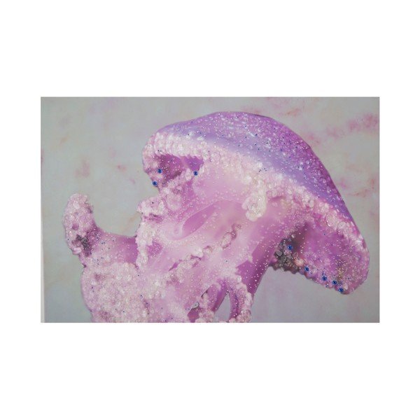 Ručně malovaný obraz v rámu z borovicového dřeva Mauro Ferretti Medusa Purple, 80 x 120 cm-image-2