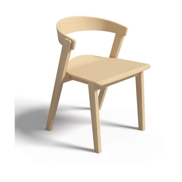 Jídelní židle z bukového dřeva v sadě 2 ks v přírodní barvě Sand – TemaHome