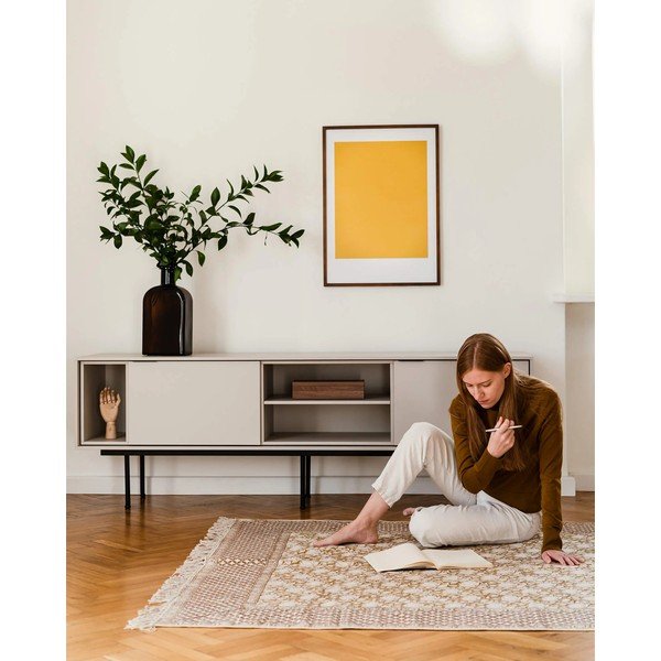 Šedobéžový TV stolek 189x61x42 cm Mod – noo.ma-image-2