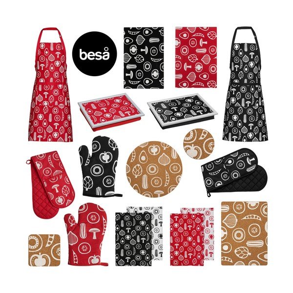 Bavlněné utěrky v sadě 2 ks 40x60 cm Besa – Premier Housewares-image-2
