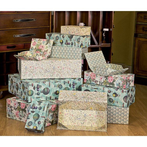 Dárkové krabice v sadě 3 ks Air Baloons – Kartos-image-1