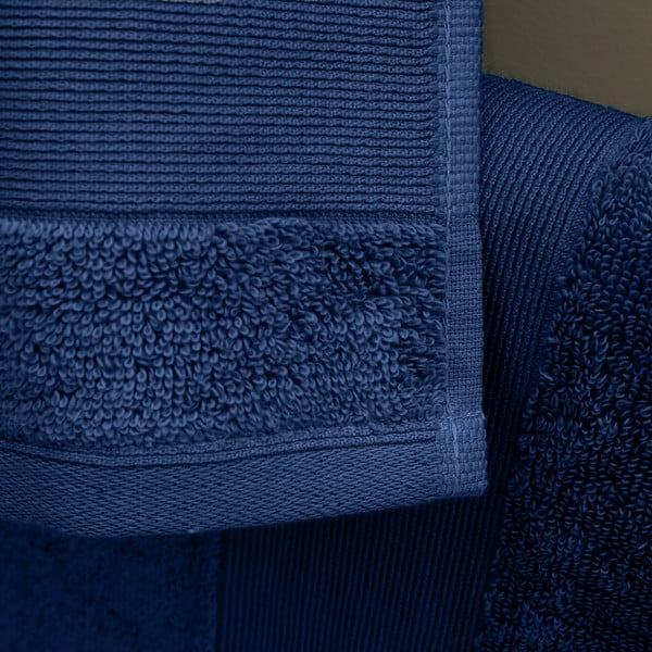 Tmavě modré froté bavlněné ručníky a osušky v sadě 6 ks Anti-Bacterial – Catherine Lansfield-image-3