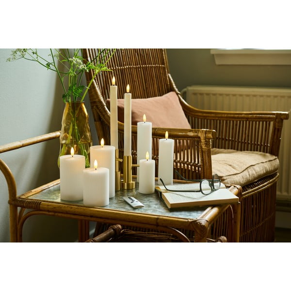 Bílé dobíjecí světelné dekorace v sadě 3 ks Smilla – Sirius-image-3