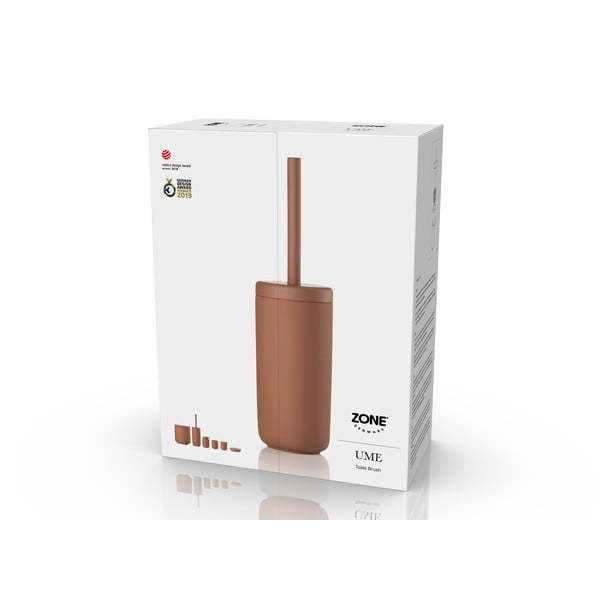 Oranžová kameninová WC štětka Ume – Zone-image-4