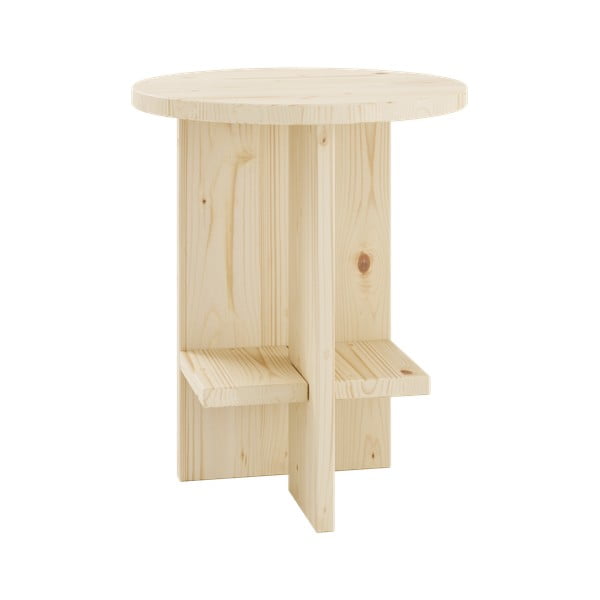 Kulatý konferenční stolek v přírodní barvě Rondure – Karup Design-image-1