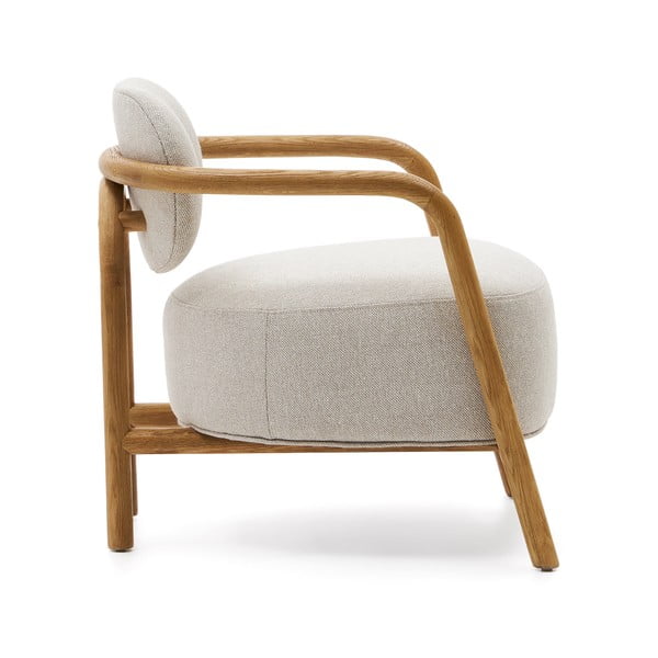 Béžové křeslo Melqui – Kave Home-image-2