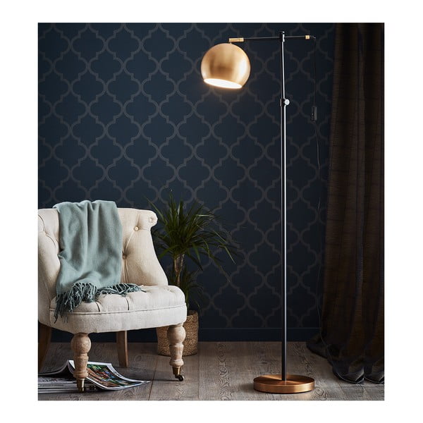 Černo-bronzová volně stojící lampa Markslöjd Chester-image-1