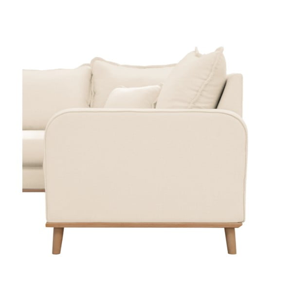 Krémová rohová pohovka (levý roh) Beata – Ropez-image-4