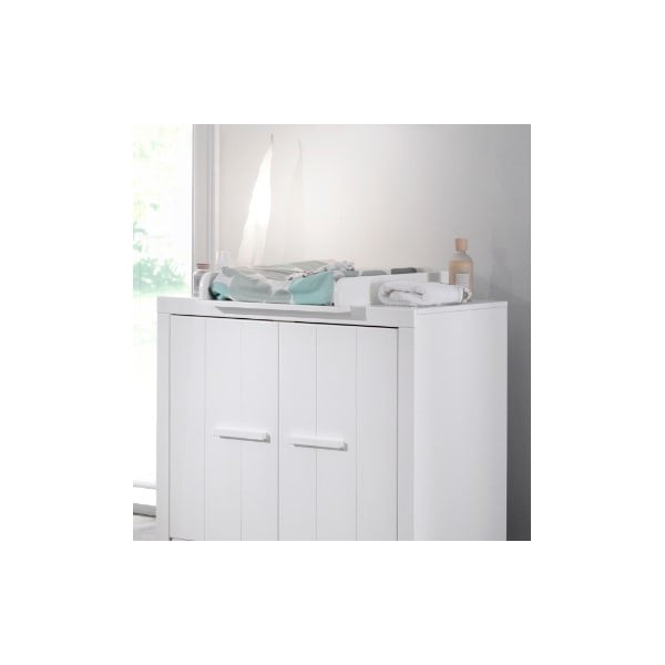 Bílý přebalovací pult z borovicového dřeva ERIK – Vipack-image-1