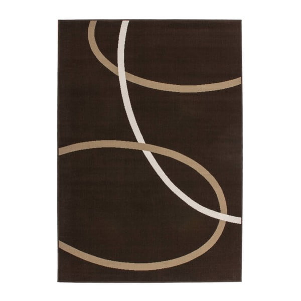 Hnědý koberec Kayoom ROH! Mokka, 80 x 150 cm