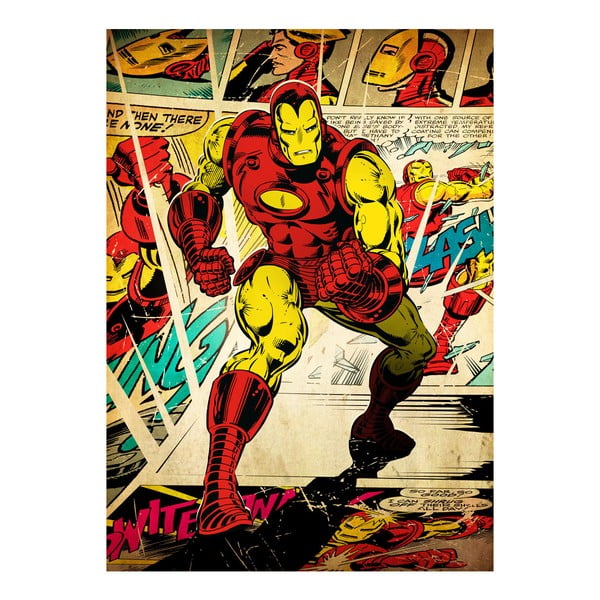 Nástěnná cedule Marvel Silver Age - Iron Man