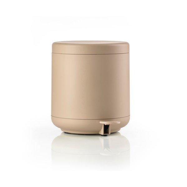 Béžový nášlapný odpadkový koš 4 l Ume – Zone-image-3