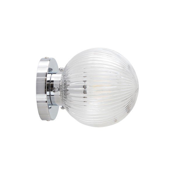 Skleněné stropní svítidlo v leskle stříbrné barvě ø 15 cm Tink – Jotex-image-3