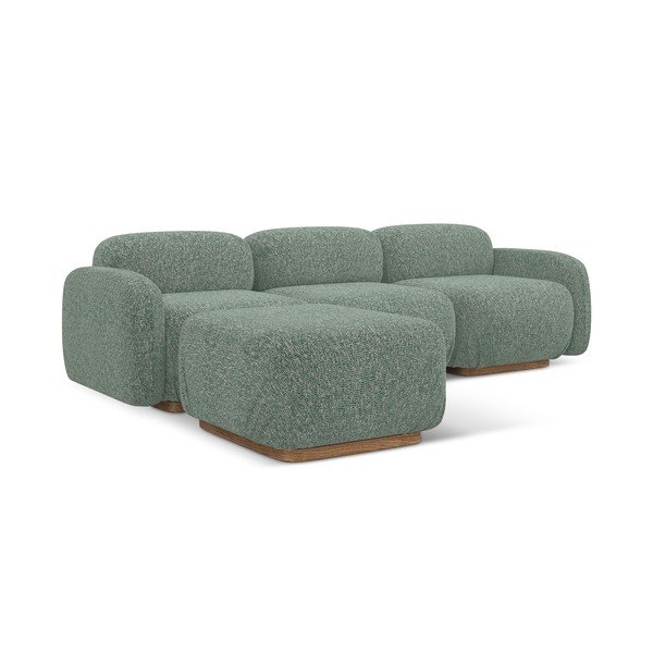 Světle zelená modulární rohová pohovka (variabilní roh) Ailani – Makamii-image-3