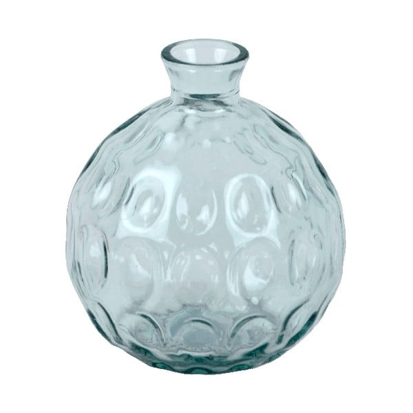 Skleněná váza z recyklovaného skla Ego Dekor Dune, výška 18 cm