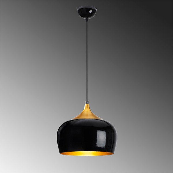 Černé závěsné svítidlo Opviq lights Berceste Elegant-image-1