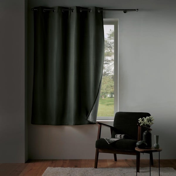 Šedý termo závěs z mikrovlákna 135x180 cm Micropolar – douceur d'intérieur-image-4