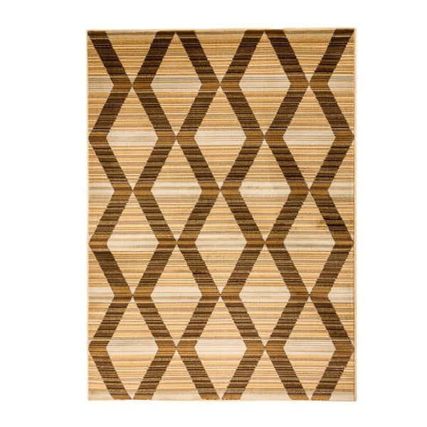 Hnědý vysoce odolný koberec Floorita Inspiration Turo, 140 x 195 cm