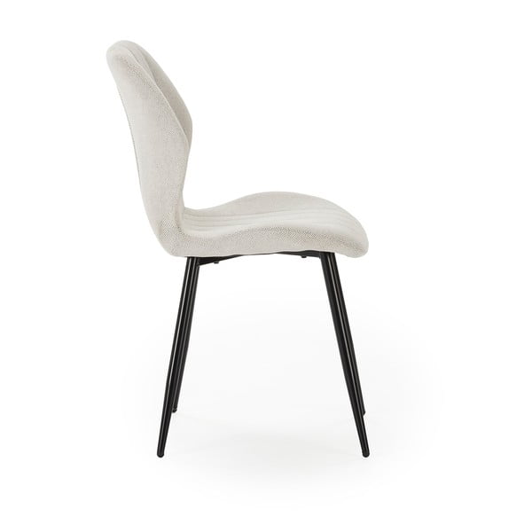 Krémové jídelní židle v sadě 4 ks Milu – Marckeric-image-3