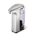 Šedý automatický kovový dávkovač mýdla 237 ml - simplehuman