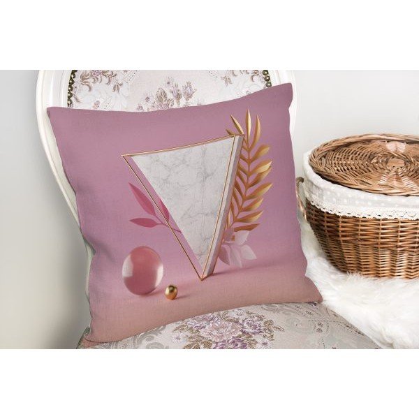 Povlak na polštář Minimalist Cushion Covers Marble Triangle, 45 x 45 cm-image-2